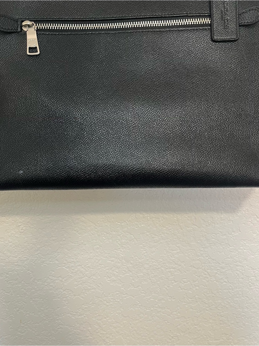 Coach Black Leather Tote Bag with Silver Hardware - Picture 5 of 16